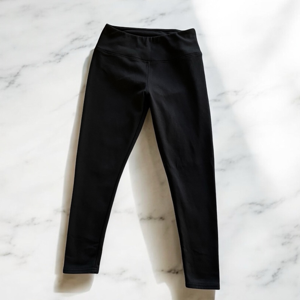 Kyoyo thick fleece lined Black Leggings juniors size medium M